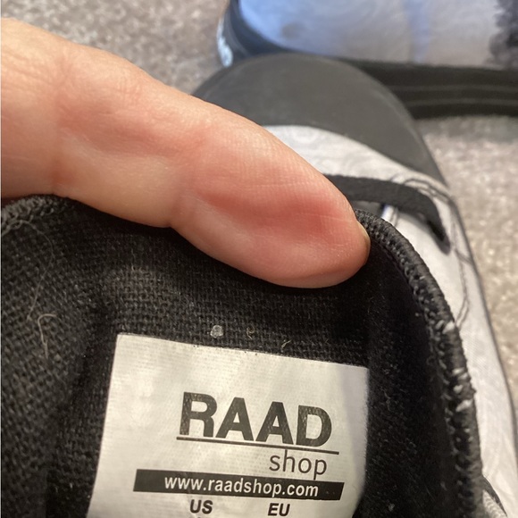 RAAD Mandala Moon men’s custom printed low top sneakers size 12 - Picture 7 of 8